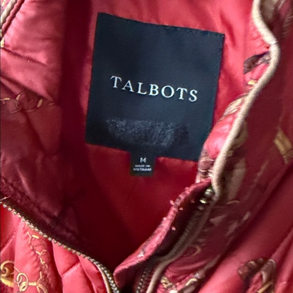 NWT Talbots Equestrian Puffer Quilted Vest Size Medium - Picture 2 of 4